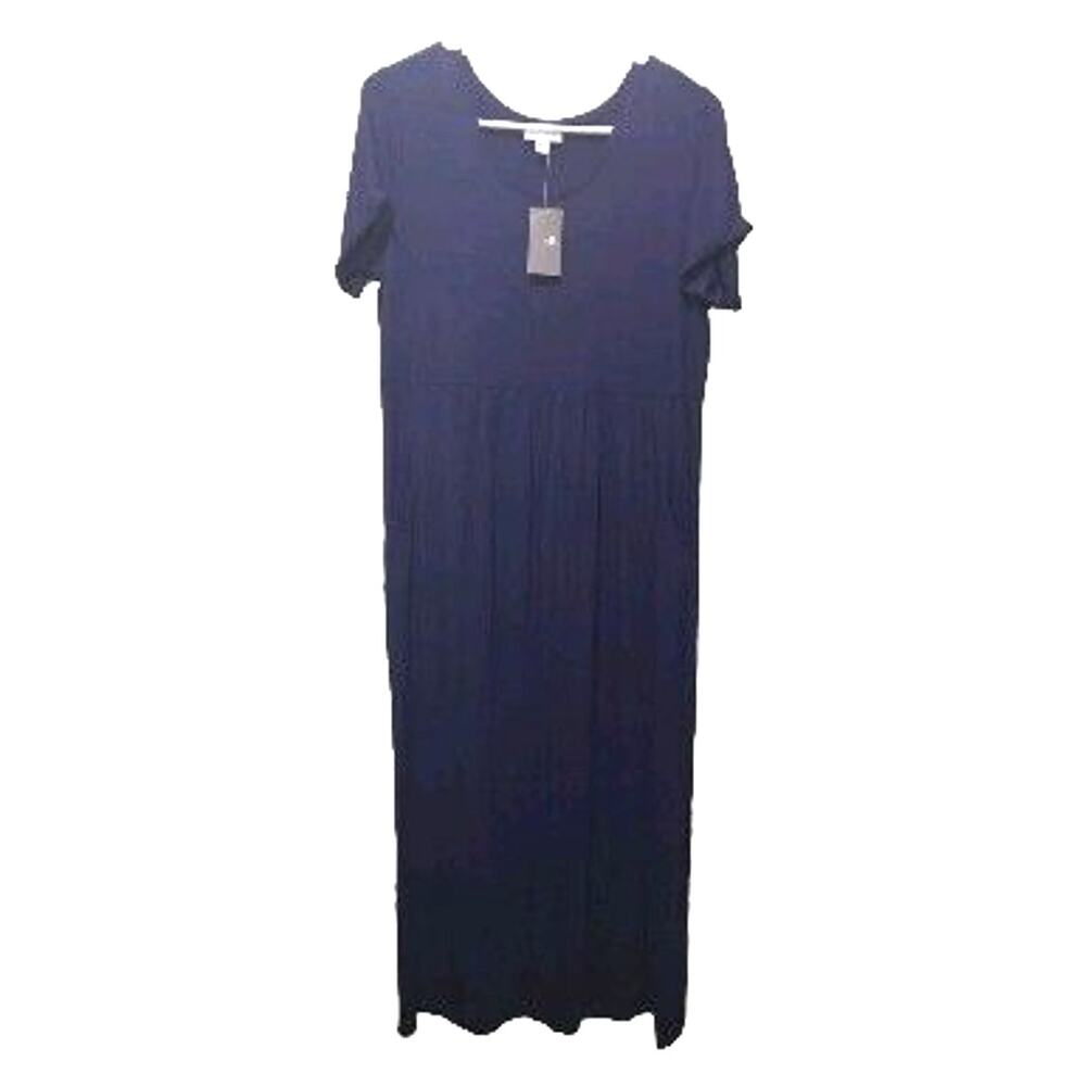 j jill NWT Blackberry Purple Flowy Maxi Dress Small Dark Academia Goth Witchy